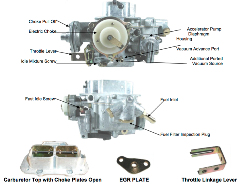 Weber 32 36 Carburetor Kit With Electric Choke 20R 22R